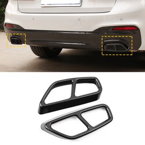 Auto accessoires Tail Pipes Uitlaatpijp Silencer Frame Cover Trim Chrome Sticker Decoratie voor BMW Serie G30
