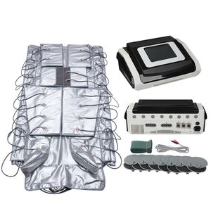 Wholesale ems electric machine resale online - 3 in pressotherapy machine infrared heat slimming wrap clothes pressure massage blood circulation EMS Electric Muscle Stimulation UPS Fedex