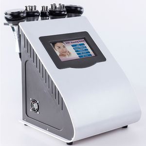kavitasyon yüzü toptan satış-5 in ultrasonik liposuction k kavitasyon vücut zayıflama makinesi yüz için vakum çok kutuplu RF güzellik cihazı