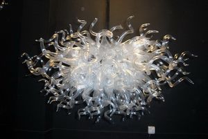 Beautiful Clear Chihuly Glass Chandelier Art Lighting for Stair Villa Deco with Best Price and