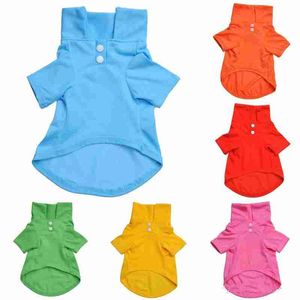 Wholesale pet red resale online - Green Red Blue Dog Shirt Summer Pets Dogs Clothing Short Sleeve Cute Polo T Shirts for Small Dogs Clothes Chihuahua
