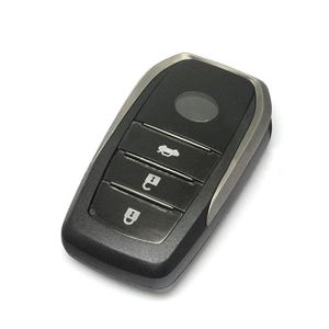 clés de voiture toyota camry achat en gros de 3 Bouton voiture télécommande porte clé Shell pour TOYOTA Corolla Camry Couronne sans logo