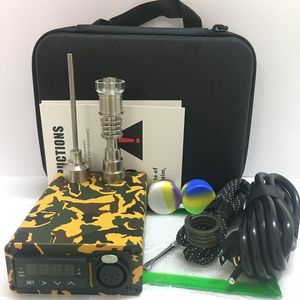 Electric E Nail portable Dab Rigs Wax Pen Enail Kit sWith MM Male Female Temperature Controller Rig glass Bongs