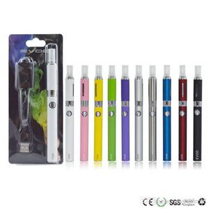 faden evod mt3 großhandel-Vape Pen Evod MT3 Blister Kit für E Flüssigkeitsdampfer E Zigarettenstarter Kits Thread Evod Batterie mAh mit USB Ladegerät DHL