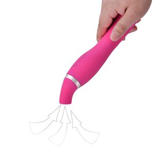 çift pompalı oyuncak toptan satış-Çift Kullanımı Için Güçlü Emme Ve Vibratör Seks Oyuncakları Kadın Meme Enayi Clit Vibratör Oral Yalama Pussy Pompa G spot Seks Makinesi Y19061902