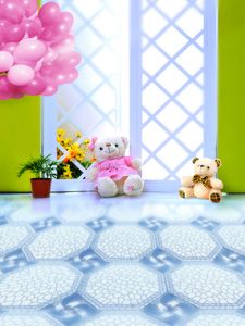 屋内ルームの装飾ビニールの写真背景のおもちゃのおもちゃの風船の花の写真ブースの背景子供スタジオの小道具