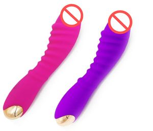 massager de vagin de baguette achat en gros de Vibrateur puissant de vitesses AV jouets de sexe de baguette magique rechargeable USB pour femmes Produits de massage érotiques vibromasseur de point G de vagin d orgasme