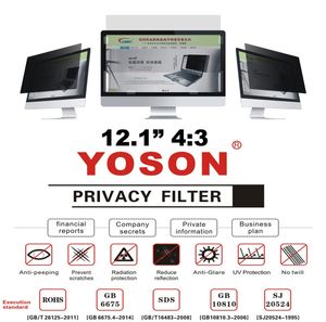 12 Privacy Filter Screen Protector voor WidseCreen Desktop Monitoren Ratio