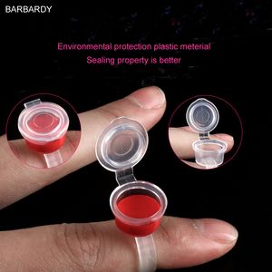 50 stks partij Permanente Make up Gereedschap Best Selling Wimper Extend Ring Cup Tattoo Ink Apparatuur Microblading Tattoo Pigment Houder