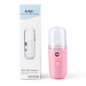 Opryskiwacz mgły Mini ml Nano Przenośna Face Spray Ciała Korpialnia Parowiec Nawilżający Narzędzia do pielęgnacji skóry Nawilżacz Instrumenty USB Akumulator