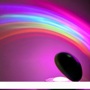 Regnbåge projektor lyser skalformad projektion lampa fantastiskt färgstarka LED romantisk natt ljus