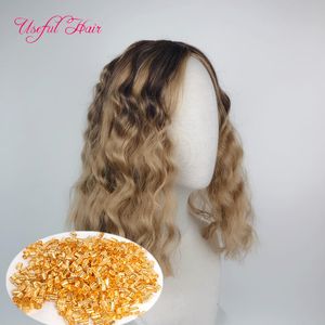 Synthetic Wig Short Wigs Braided Wigs Factory Weaves Kinky Curly Naturalpre Stretched Braiding Ombre Brown Wigs for White Women Black
