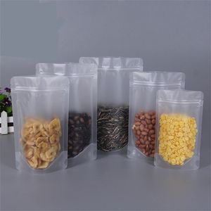 Geurbestendige tassen Voedselverpakkingen Sets Transparant Plastic Tas Zonal Pellucida Voedsel Opslag Containers Noten Seal Tape Herbruikbare YL C2