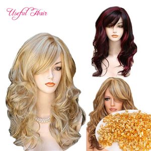 Synthetic Braiding Wig Afro Kinky Curly Blonde Curly Wig Braided Wigs Jerry Curly Hair Short Wave Long Curl Blonde Ombre Weaves