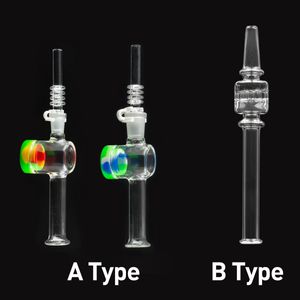 Smoking Glass Nectar kit Collector with mm mm male female Quartz Tips Keck Clip Silicone Container Reclaimer for water pipe