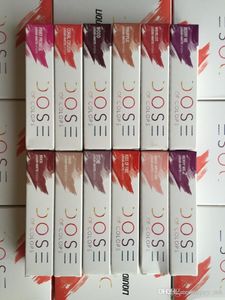 Op voorraad aankomst SOC vloeibare matte lippenstift waterdichte lip glanzend lipgloss verschillende kleuren gemengd verzonden