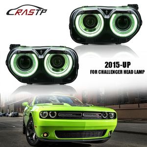 RASTP -1 Pair LED Headlights Left & Right Fit Dodge Challenger SE R T 2015-2018 AUTO Light Accessories US STOCK RS-DODGE-002 on Sale
