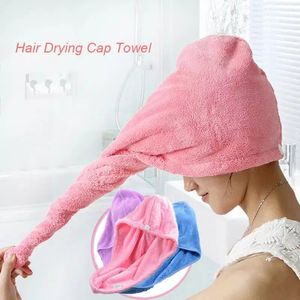ingrosso magia secca-Cuffie per la doccia in microfibra Quick Dry telo da bagno cuffie per la doccia tovagliolo magico assorbente eccellente dei capelli asciutti dei capelli Wrap Spa Bathing Cappello DHC425