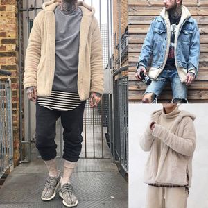 Men s Winter Warm Fleece Hooded Coats Jacket Hoodies Jumper Hip Hop Cool Stylish Outwear Plus Size M XL
