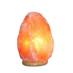 Nachtverlichting Warm Light Himalaya Ionische Crystal Salt Rock Nachtlampje met Dimmer Kabel Switch US Socket Badkamer L