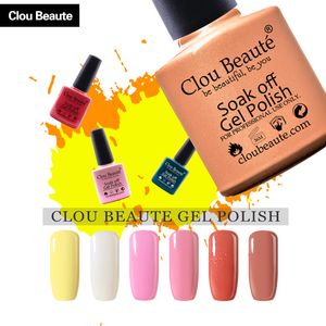 Nail Gel Clou Beaute UV Polish Lacquer UNHAS EM Primer Soak Off Candy Colors Professional Kit Cosmetics