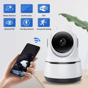Mini camera s p PTZ Draadloze Indoor Security Camera WiFi IP Home Surveillance System met Human Tracking Two Way Audio