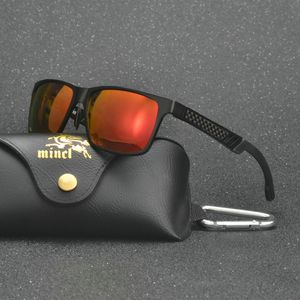 Okulary przeciwsłoneczne MINCL męska Spolaryzowany aluminium Rama Magnezowa Samochód Jazdy Okulary przeciwsłoneczne UV400 Spolaryzowane Gogle Style Okulary FML