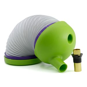 Flexible Caterpillar Tobacco Cigarette Smoking Pipes Bukket Gravity glass water for traveling portable