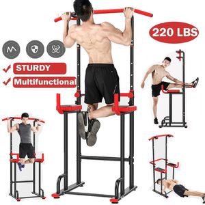 Pull Up Fitness Station Tower Power Dip Gym Home Bar Motion Stand Slimming Equipment
