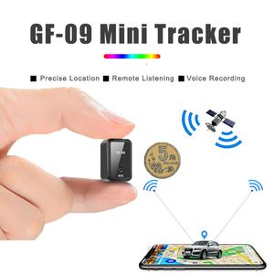 носимый gps-трекер оптовых-GF Mini Localizador GPS трекер Локатор Smart Key Finder Anti Clean Audio Recorder Носимые устройства для отслеживания для домашних животных Дети