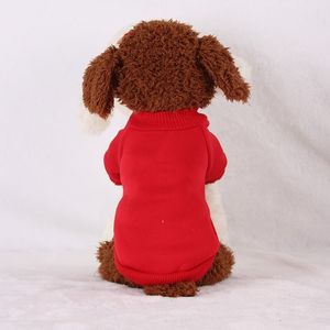 ドッグアパレルプーウォーウォーキング冬暖かいペットジャケット服パーカースウェットスウェットシャツのための小さい中犬の子犬服xs xxl