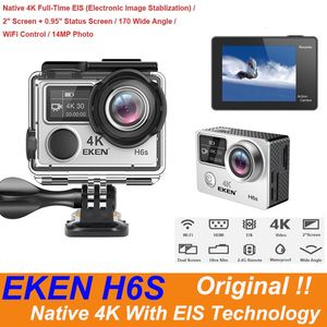 Wholesale 4k action camera for sale - Group buy Original EKEN H6S Ultra HD Action Camera with k fps p fps EIS M waterproof H6S sport Camera Native K with EIS Technology