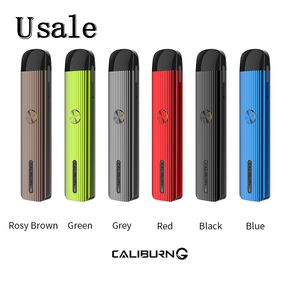 ingrosso g kit penna-Be Caliburn G Kit Sistema Pod con mAh batteria incorporata ml Top Fill cartuccia W MTL DTL Vape Pen Kit originale