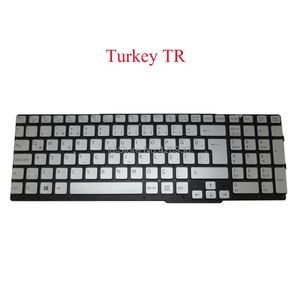 teclado do laptop britânico venda por atacado-Teclados Teclado Trabalheiro TR UK PO SVS15 tr GB pt Turco Portugal Espanhol Reino Unido