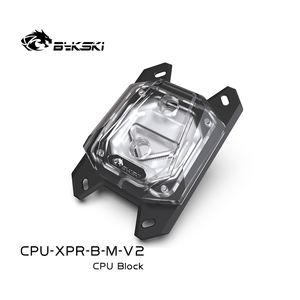 cpu ryzen 7 achat en gros de FANS COLLAGES BYKSKI CPU Bloc d eau Utilisation pour AMD RYZEN AM3 AM3 Am4 x470 x570 Prise mère de la carte mère