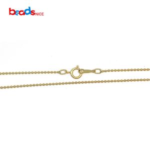 Chains Beadsnice ID40105smt4 Gold Filled Delicate Necklace Handmade Jewelry Ball Chain Layering For Womenn Gift
