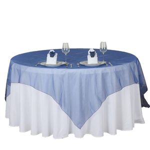 Party Decoration Colors Organza Tablecloth cmx180cm quot X72 quot Square Shape El Restaurant For Wedding Overlay Table Runner