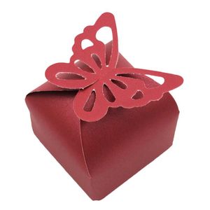Gift Wrap Stks Holle Butterfly Decor Wedding Party Festival Gunst Candy Box