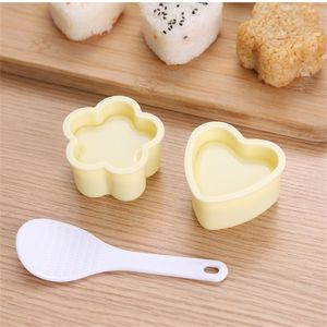 Triangle Mould Sushi Steamed Rice Seaweed Tool Spoon Original Pattern Die Children Bento Molds Kitchen New 3 5zh K2