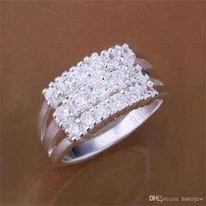 mason wedding rings toptan satış-Halka Güzel Çin Wholes Elmas Kostüm Takı Gümüş Kadın Mason Aşk Gümüş Alyanslar
