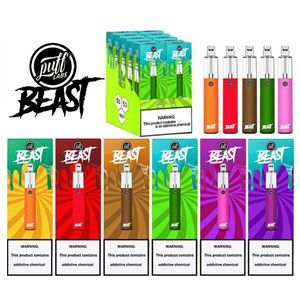 Puff Labs Beast Bar Disposable E Cigaretter Kit Puffs Vape penna ml Förfylld Podpatron Kassettånga A Level Batteri Sub Ohm Coil Ecigs Vaporizer