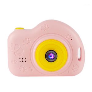 uma câmera de brinquedo venda por atacado-Mini crianças à prova de choque Câmera de crianças gravador de vídeo digital criativo diy camcorder brinquedos presentes para meninos meninos aniversário natal1