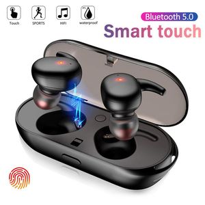 Wholesale sounds phone resale online - Y30 TWS Wireless Bluetooth Earphones Noise Cancelling Headset D Stereo Sound Music In ear Earbuds For Android IOS Cell Phone