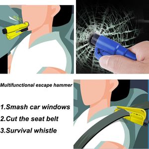 araç montajları toptan satış-Araç Güvenliği Çekiç Taşınabilir Escape Hammers Pencere Kesici Araç Monte Çok Fonksiyonlu Mini Yaşam Kurtarıcı Güvenlik Çekiç VTKY2069