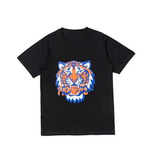 ingrosso camicie di stampa tiger mens-Mens Tiger Print T Shirt da uomo Donna di alta qualità manica corta Amici coppie designer tees
