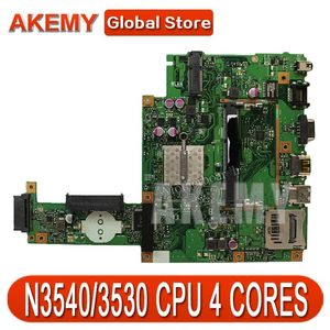 ASUS X453MA X403M F453MラップトップのマザーボードN3540 CPU コアメインボードテスト