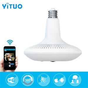 Wholesale light bulb camera for sale - Group buy 1080P Degree Panoramic IP Bulb Camera Infrared Night Vision PIR Home Video Surveillance MP Wifi Light Lamp Cameras