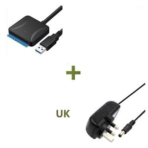 Wholesale computer hard disks resale online - Computer Cables Connectors SATA USB Adapter To Cable Converter Gbps cm For HDD SSD Hard Disk Drive W V AC DC Power