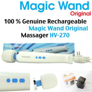 vibradores au venda por atacado-Waterproof Magic Wand Massager HV270 AV Potente vibrador recarregável pessoal Full Body Massagers HV270 V US EU AU UK plug