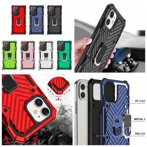 Wholesale ring se resale online - Hybrid Layer Shockproof Case For Iphone Mini Pro MAX XR XS SE Heavy Duty Car Holder Magnet Suction PC TPU Finger Ring Cover